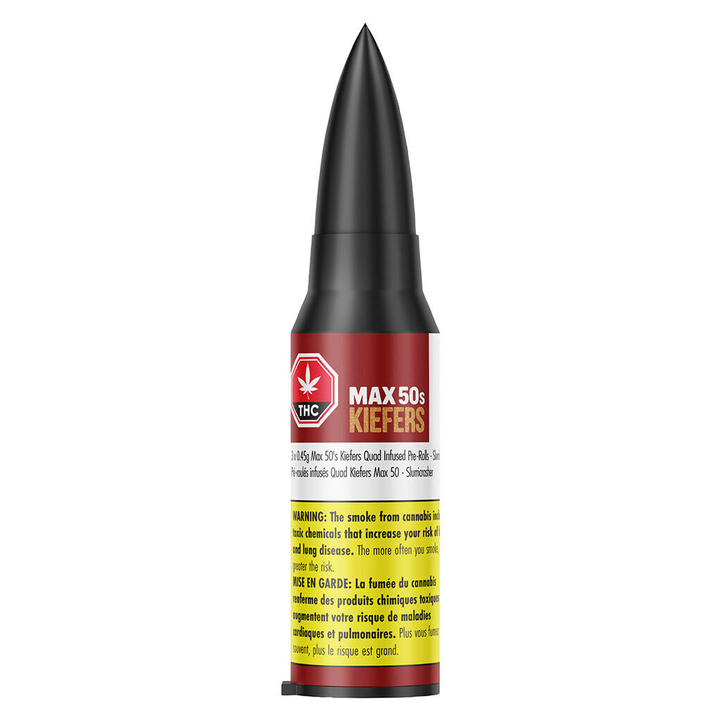 Max 50's Kiefers Quad Infused Pre-Roll - Slurricrasher - 