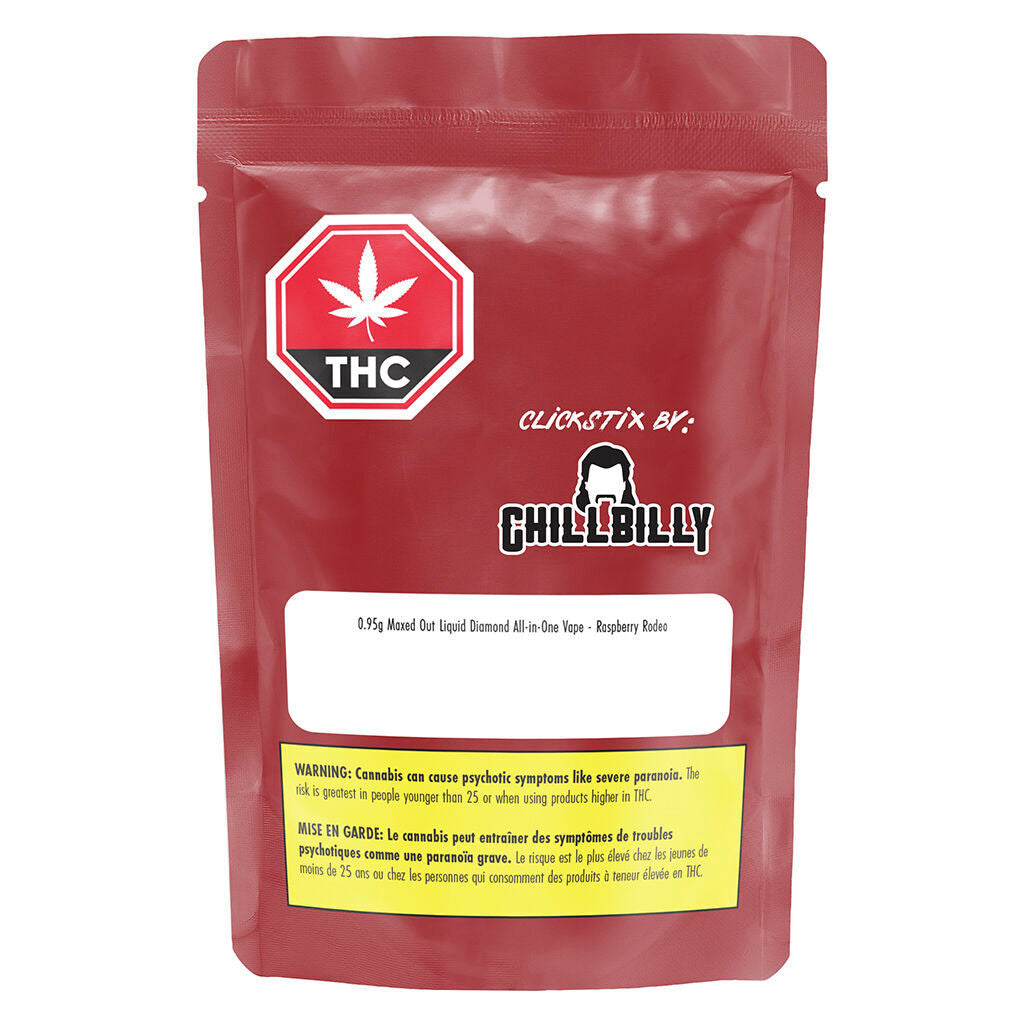 Maxed Out Liquid Diamond All-in-One Vape - Raspberry Rodeo - 