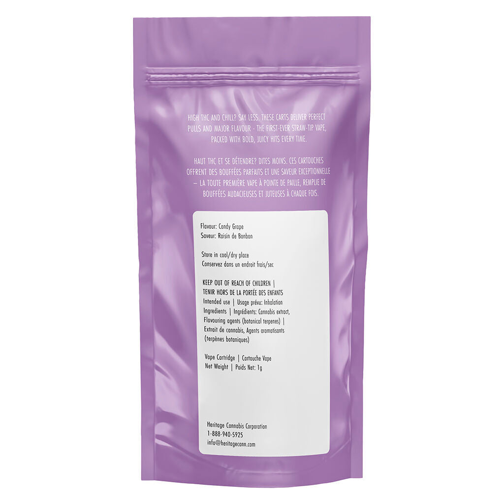 Double Grape Giggles 510 Thread Cartridge - 