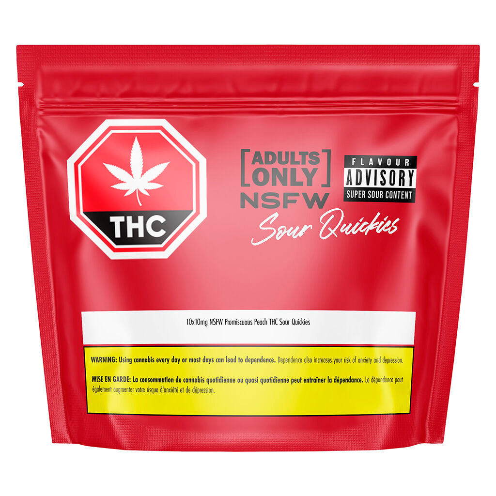 NSFW Promiscuous Peach THC Sour Quickies - 