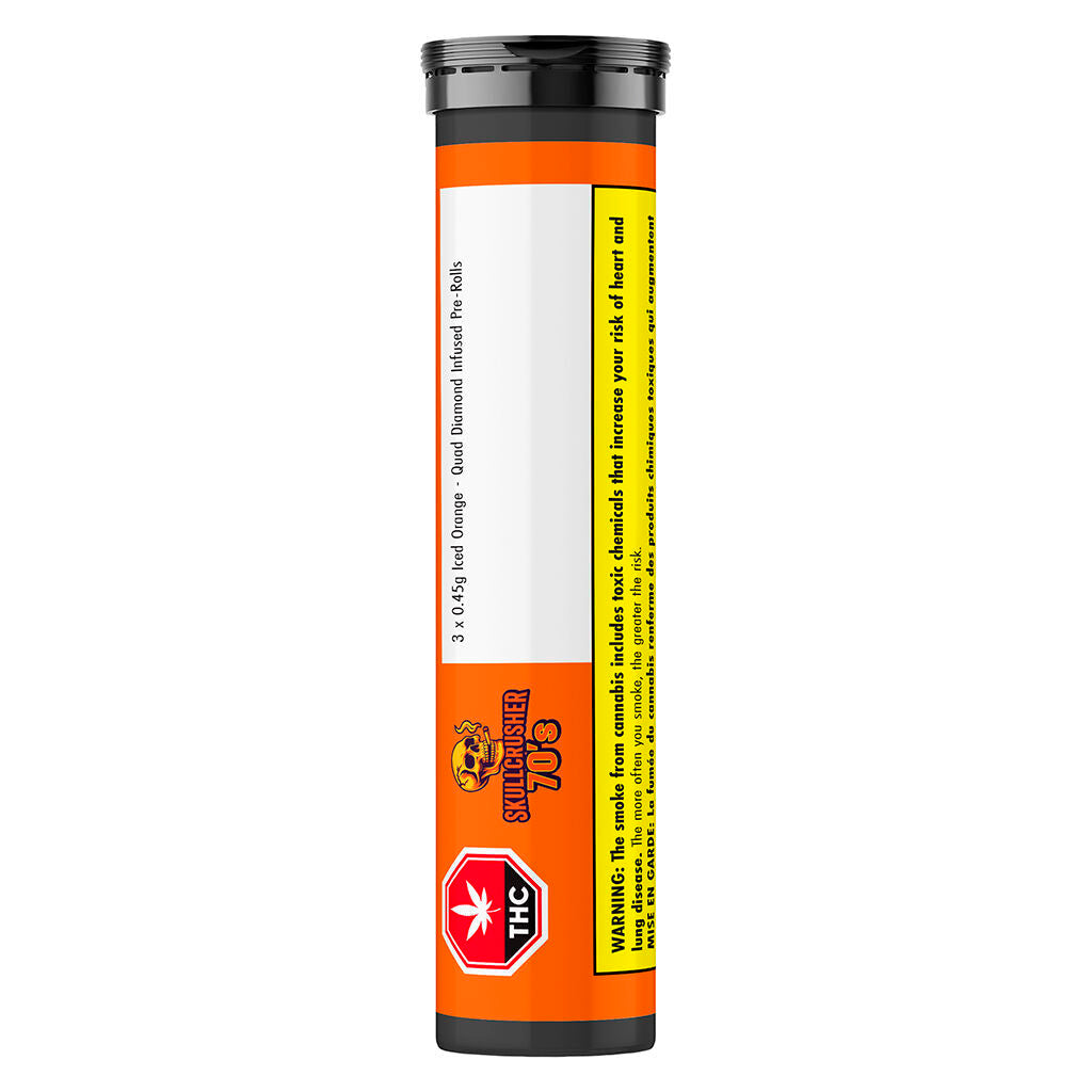 Iced Orange - Quad Diamond Infused Pre-Roll - 