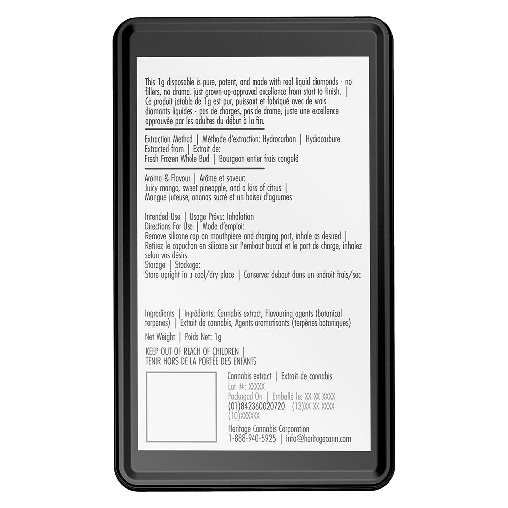 Jungle Tongue NSFW Liquid Diamond Disposable Vape - 