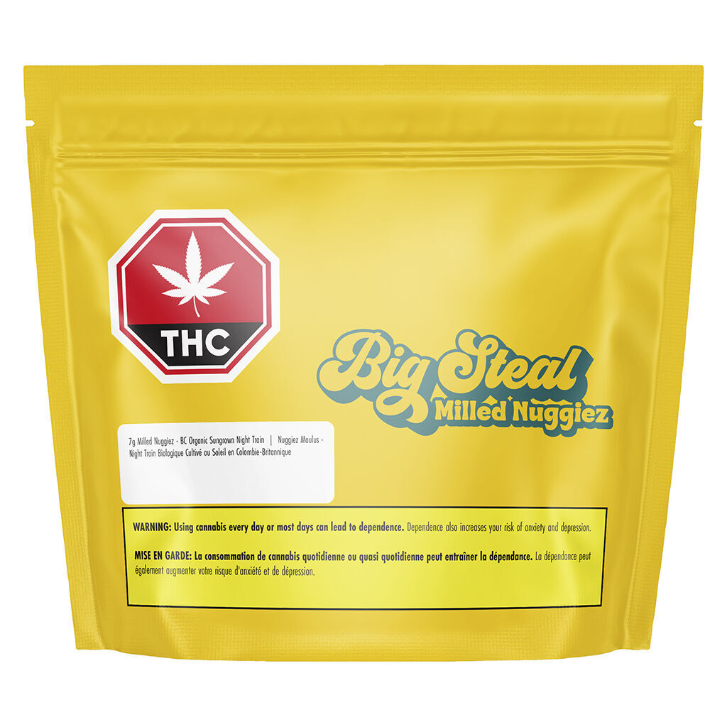 Milled Nuggiez - BC Organic Sungrown Night Train - 