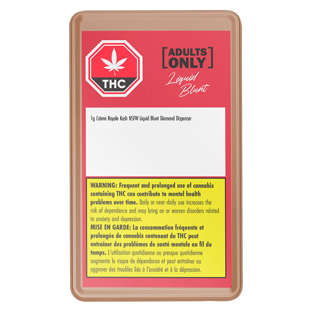 Crème Royale Kush NSFW Liquid Blunt Diamond Dispenser - 