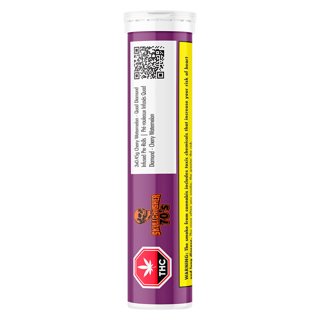 Cherry Watermelon- Quad Diamond Infused Pre-Roll - 