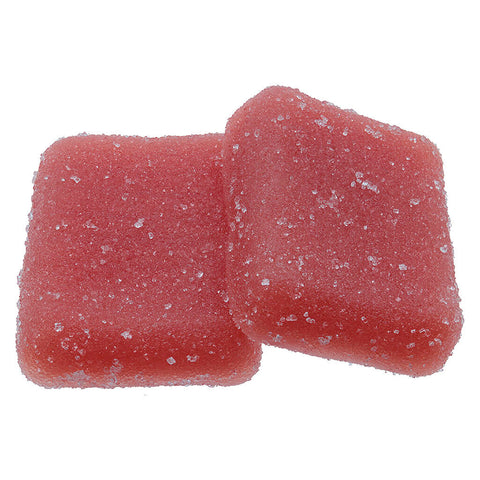 Real Fruit Pomegranate Gummies 1:1 THC:CBD Photo