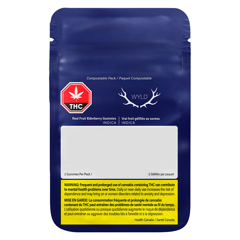 Real Fruit Elderberry Gummies 2:1 THC:CBN - 