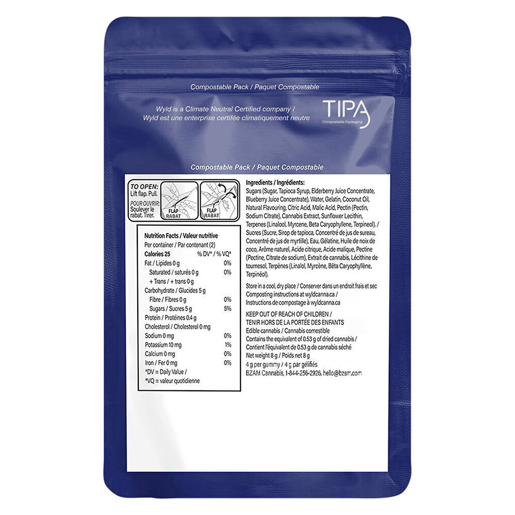 Real Fruit Elderberry Gummies 2:1 THC:CBN - 