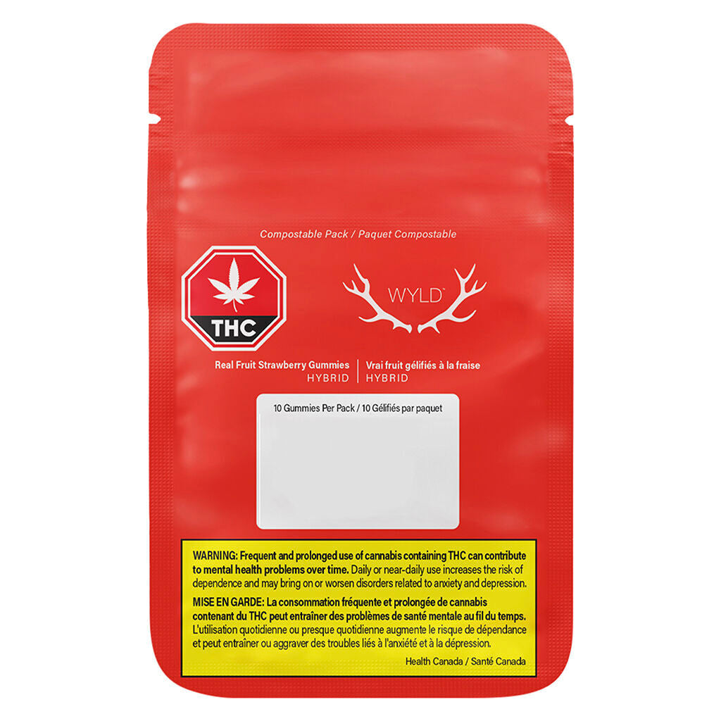 Real Fruit Strawberry Gummies 20:1 CBD:THC