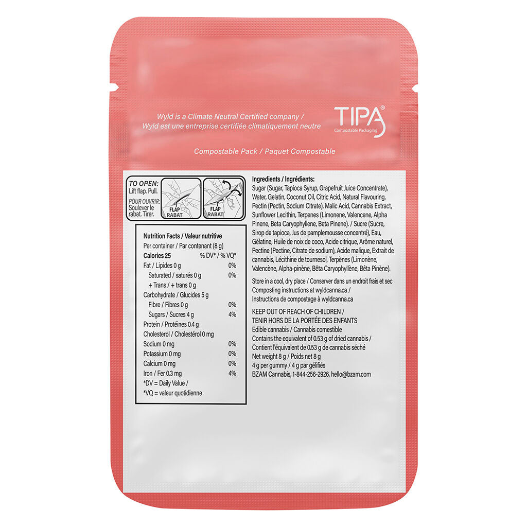 Real Fruit Grapefruit 1:1:1 THC:CBG:CBC - 