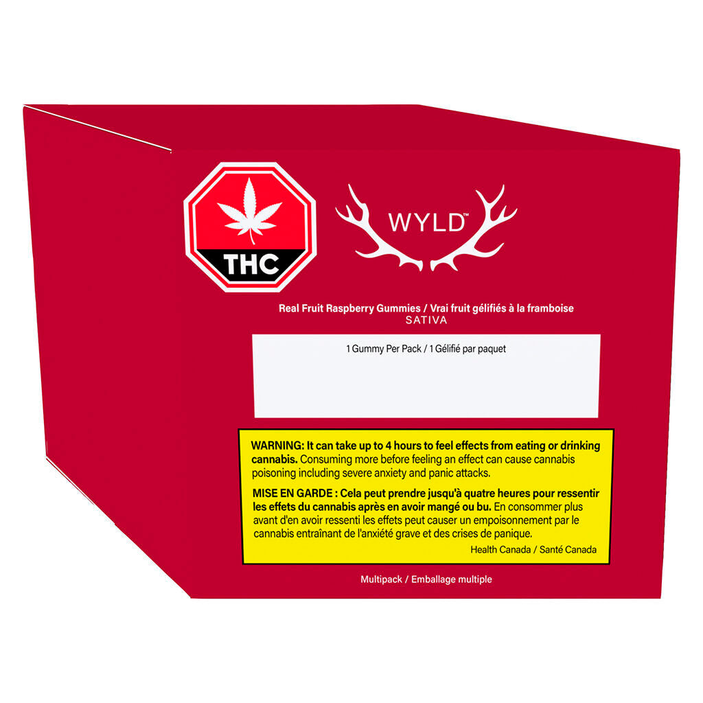 Real Fruit Raspberry SATIVA Gummies - 