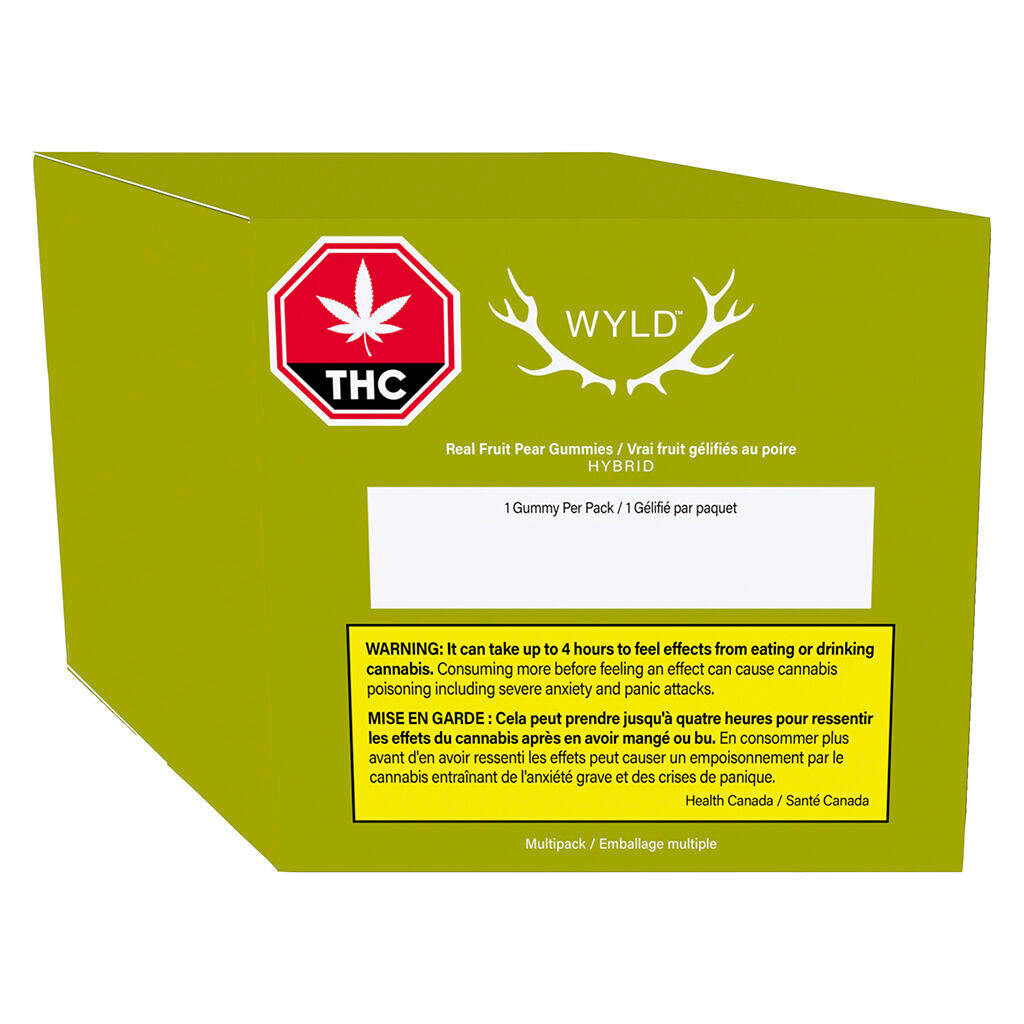 Real Fruit Pear Hybrid Gummies 1:1 THC:CBG Multipack - 