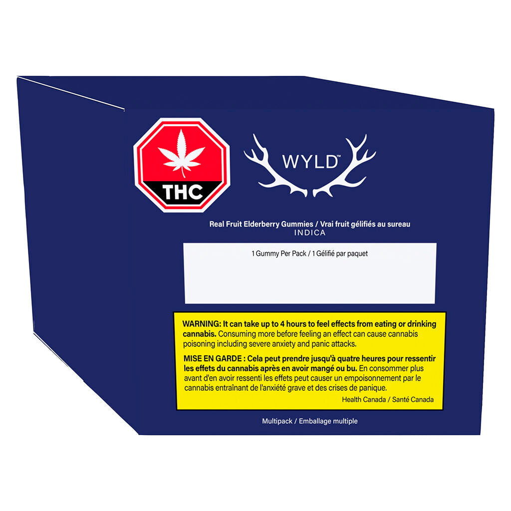 Real Fruit Elderberry Indica Gummies 2:1 THC:CBN Multipack - 