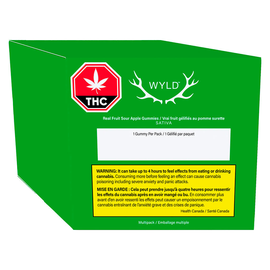 Real Fruit Sour Apple SATIVA Gummies Multipack - 