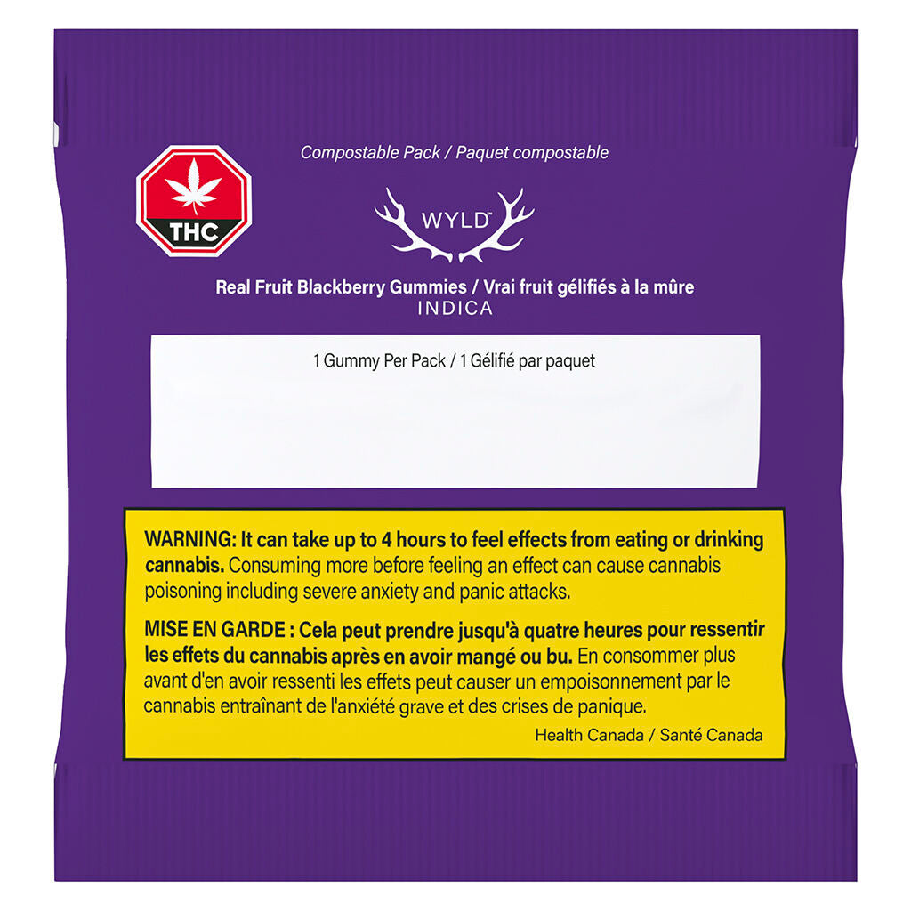 Real Fruit Blackberry INDICA Gummies Multipack - 