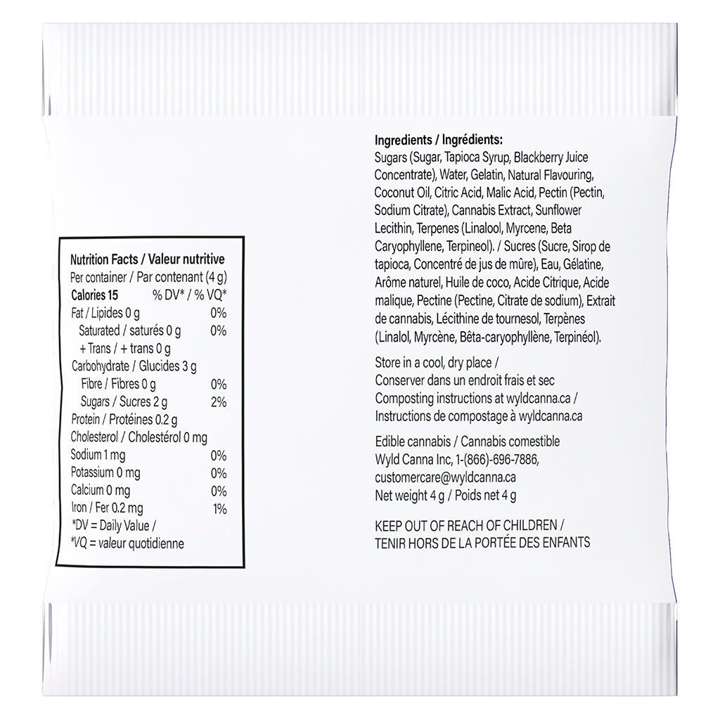 Real Fruit Blackberry INDICA Gummies Multipack - 
