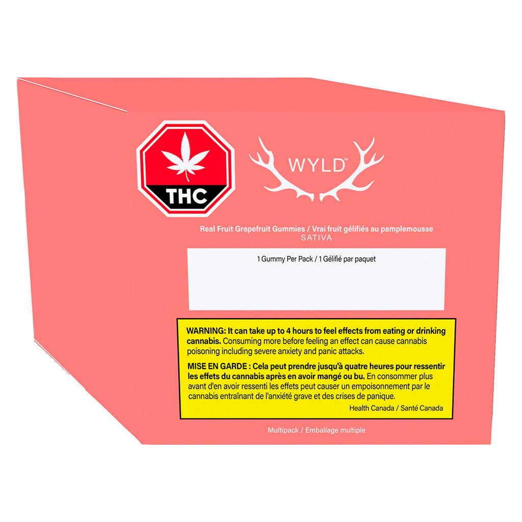 Real Fruit Grapefruit Sativa Gummies 1:1:1 THC:CBG:CBC - 