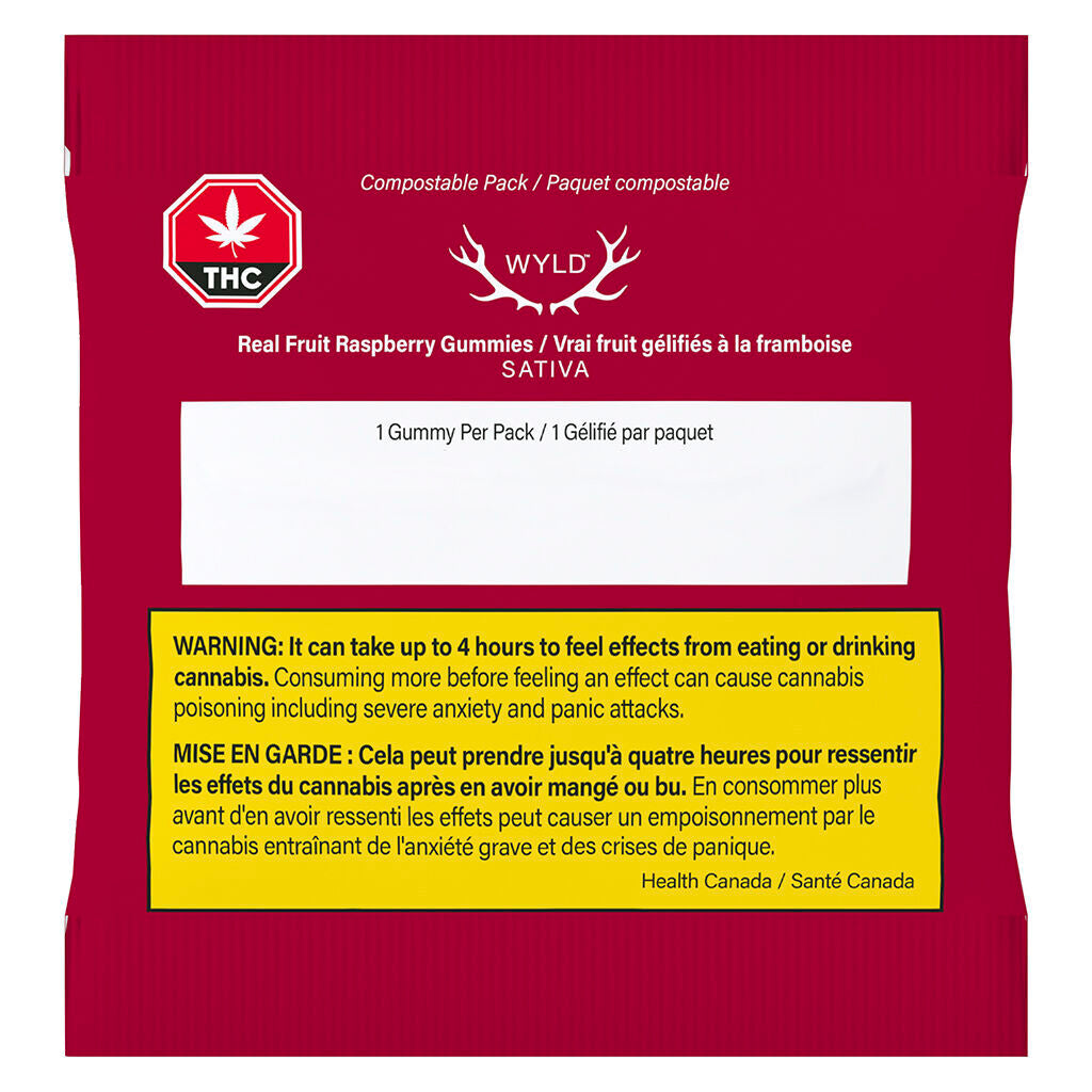 Real Fruit Raspberry Gummies SATIVA