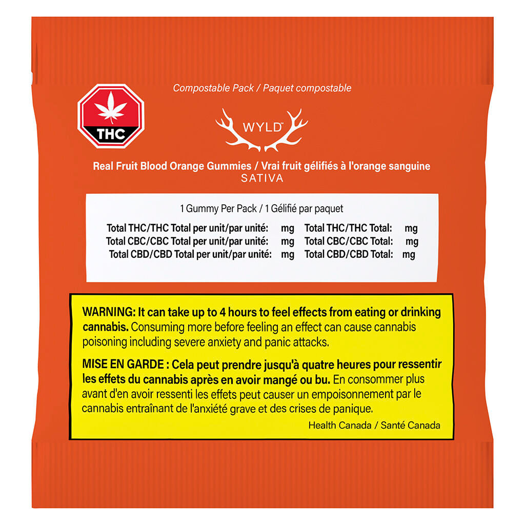 Gélifiés SATIVA Blood Orange aux fruits naturels
