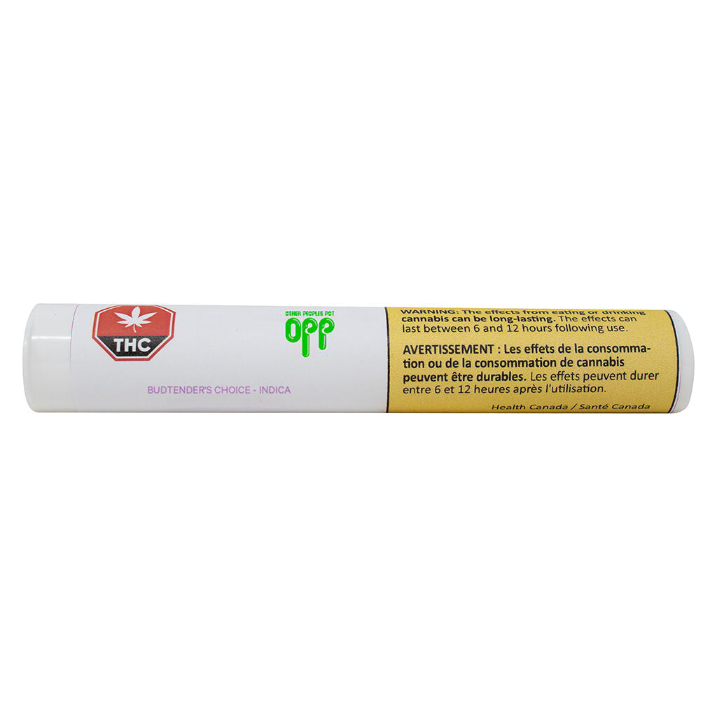 Budtender's Choice - Indica Pre-Roll - 
