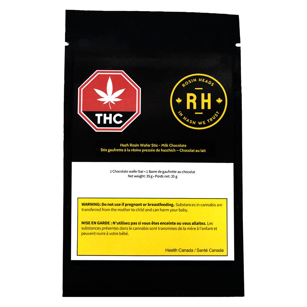 Hash Rosin Wafer Stix - Milk Chocolate - 