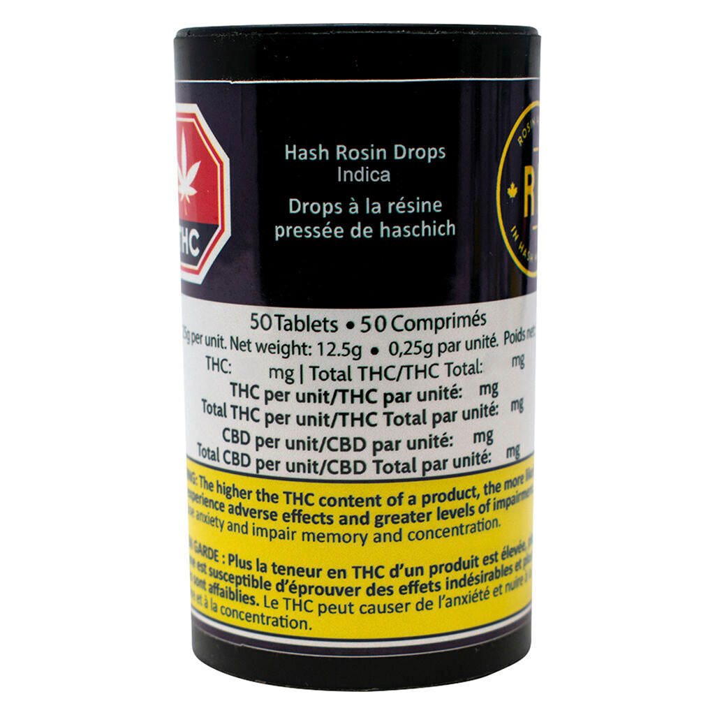 Hash Rosin Drops Indica - 