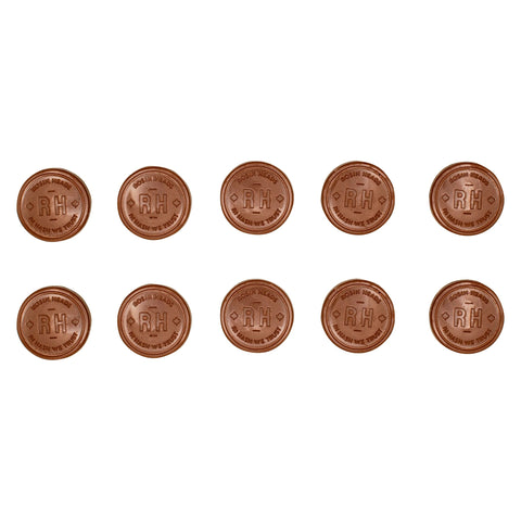 Photo Milk Chocolate Hash Rosin Coin