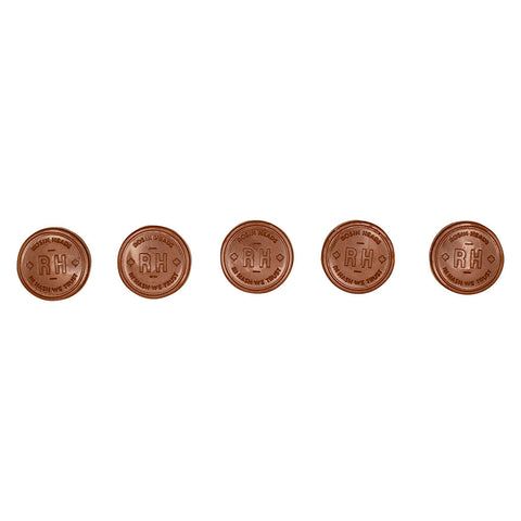 Photo Milk Chocolate Hash Rosin Coin