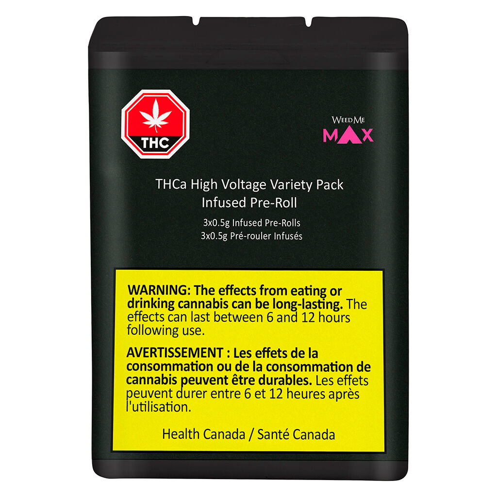 THCa High Voltage Variety Pack Infused Pre-Roll - 