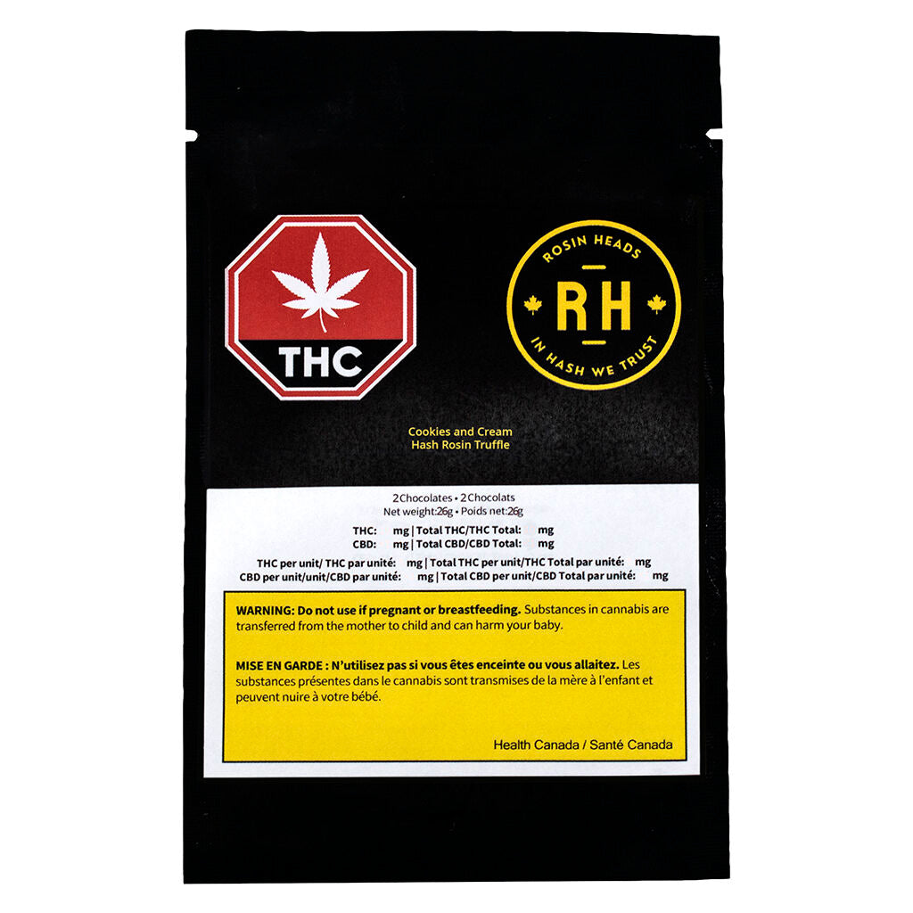 Cookies and Cream Hash Rosin Truffle - 