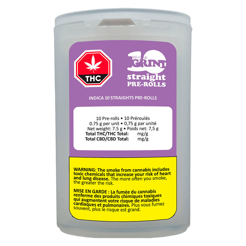 Indica Straights Pre-Roll - 