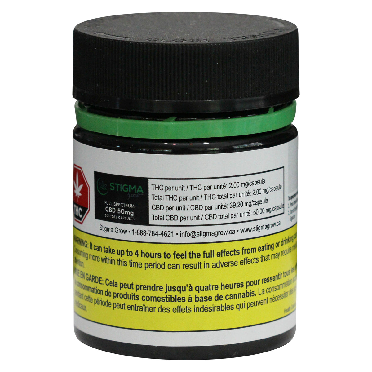 CBD à spectre complet 50 gélules