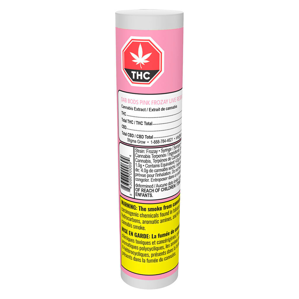 Pink Frozay Live Resin Dab Syringe