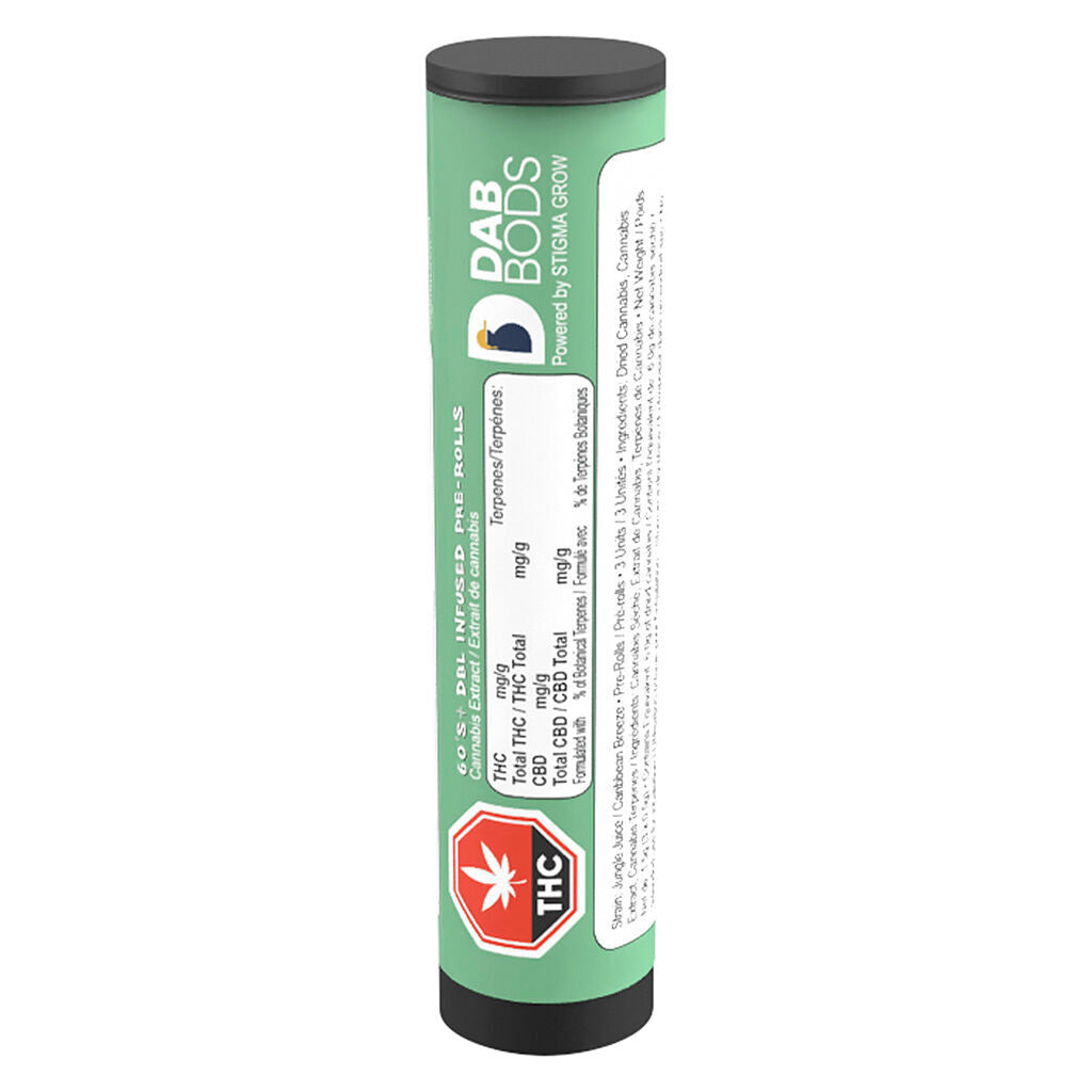 Jungle Juice 60's+ Dbl Infused Pre-Roll - 