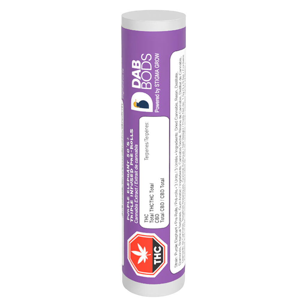 Purple Elephant 50’s+ Triple Infused Pre-Roll - 
