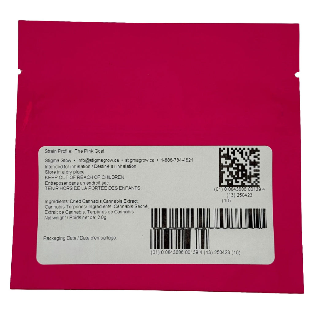 Pink GOAT Resin Infused Milled Flower - 