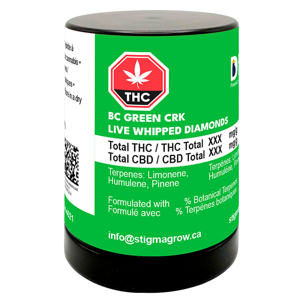 BC Green CRK Live Whipped Diamonds - 