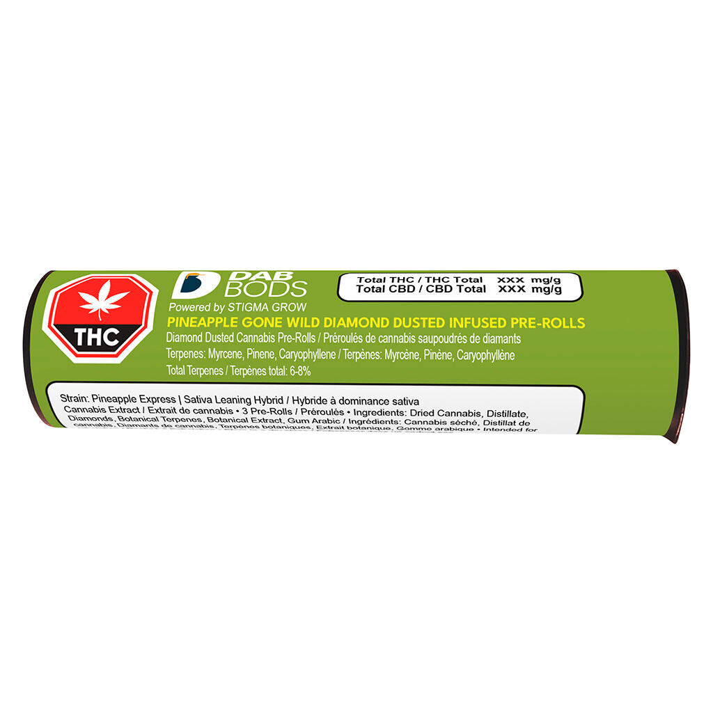 Pineapple Gone Wild Diamond Dusted Infused Pre-Roll