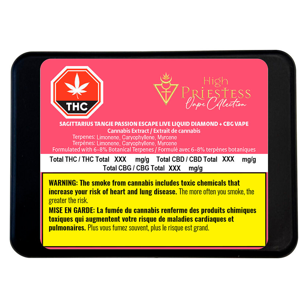 Cart. à filetage 510 Sagittarius Tangie Passion Escape Live