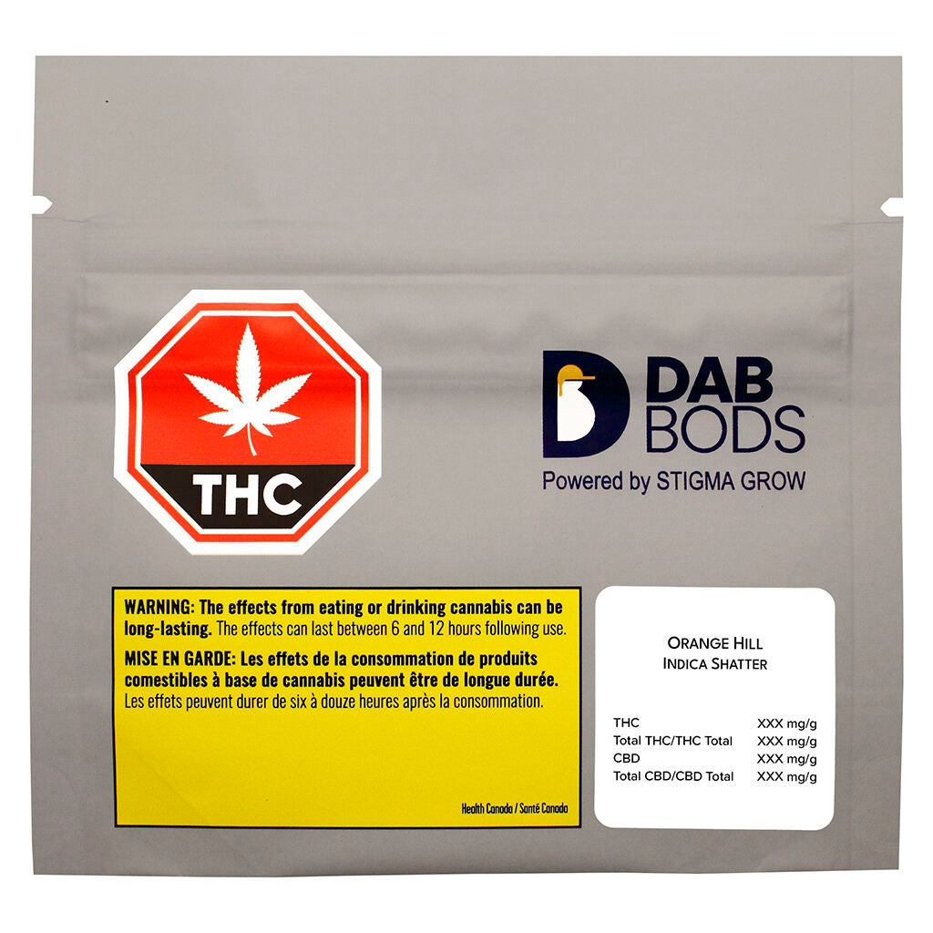 Orange Hill Indica Shatter - 
