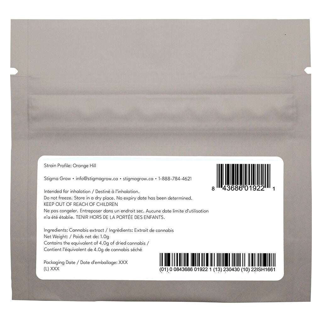 Orange Hill Indica Shatter - 