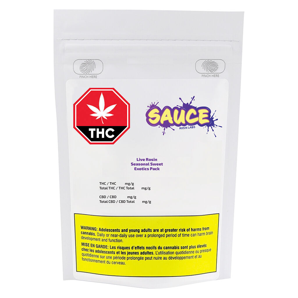 Live Rosin Seasonal Sweet Exotics Pack - 