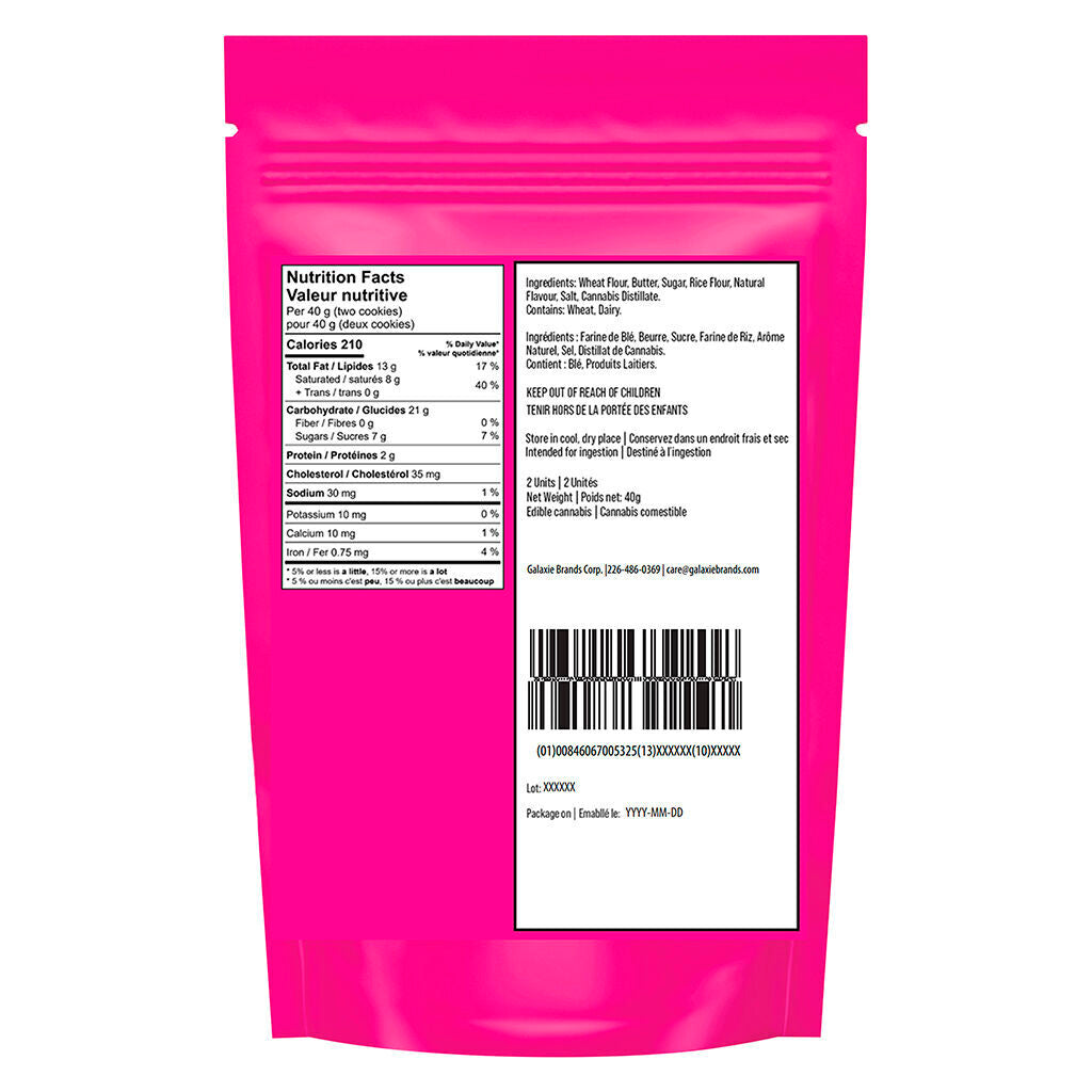 Bubble Hash Double Chocolate Chip Cookie - 