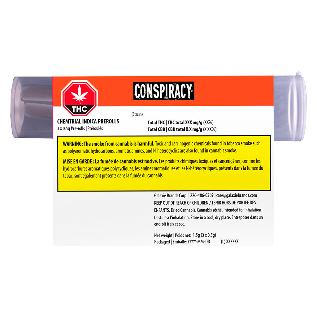 Chemtrail Kush Pre-Roll - 