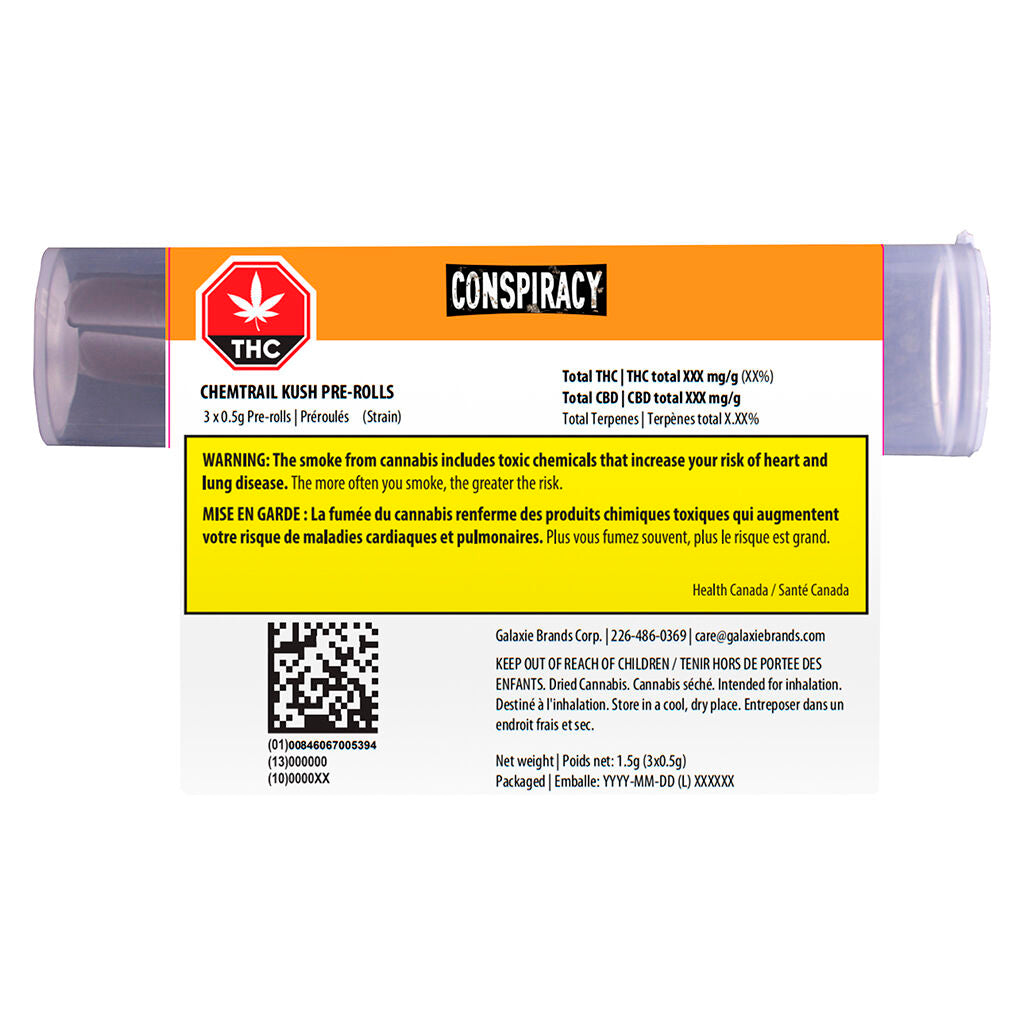 Chemtrail Kush Pre-Roll - 