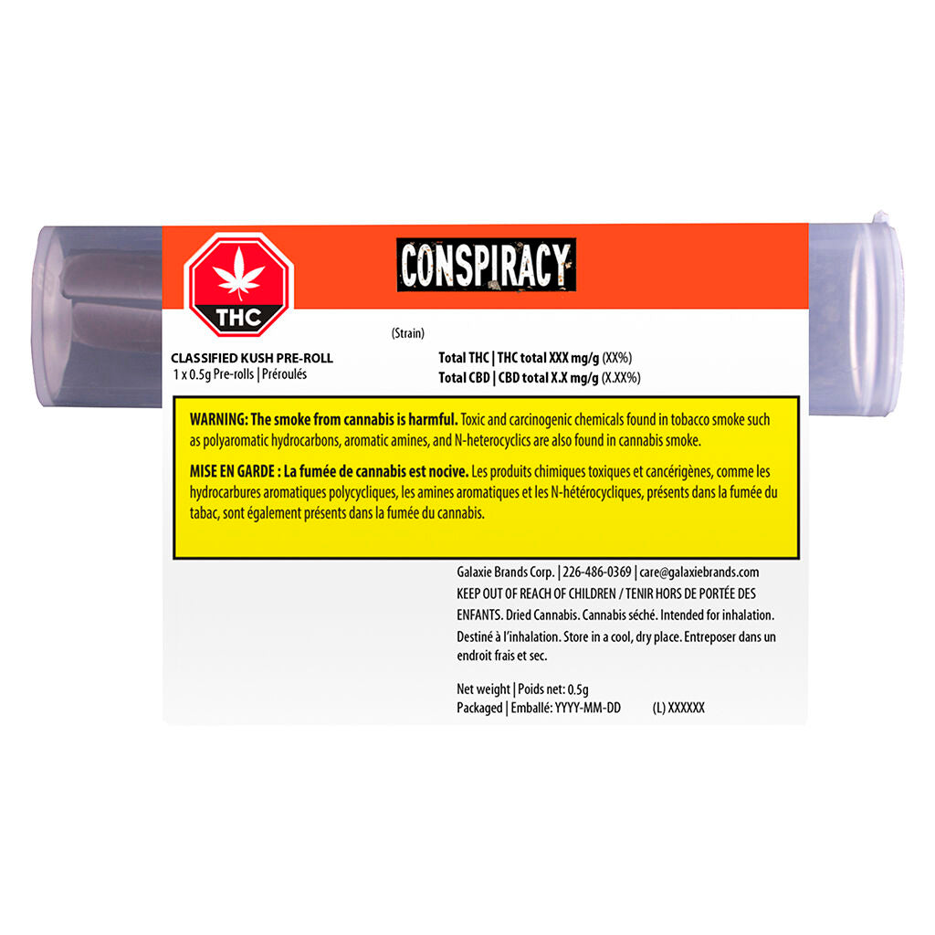 Classified Kush Pre-Roll - 