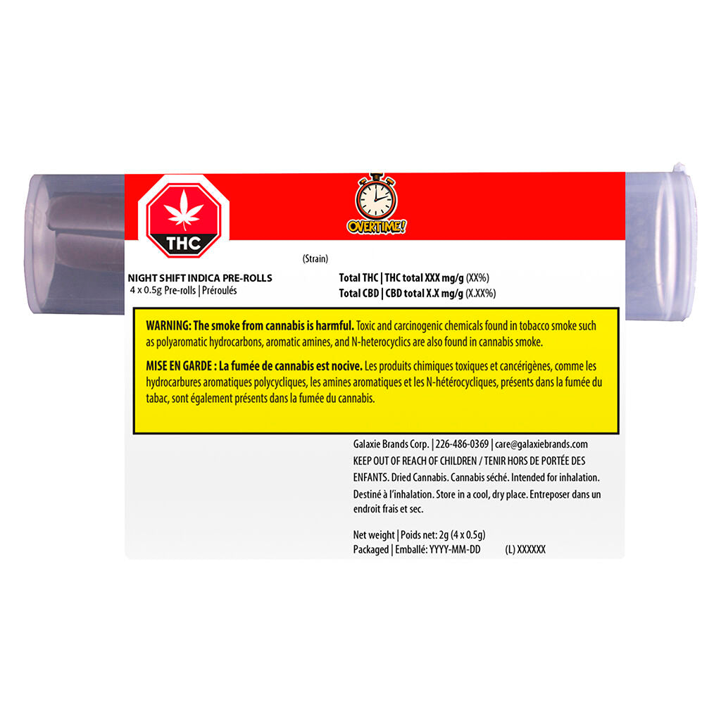 Night Shift Indica - Pre-Roll - 