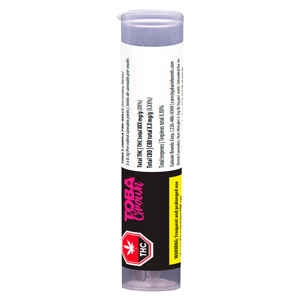 Toba's Indica Pre-Rolls