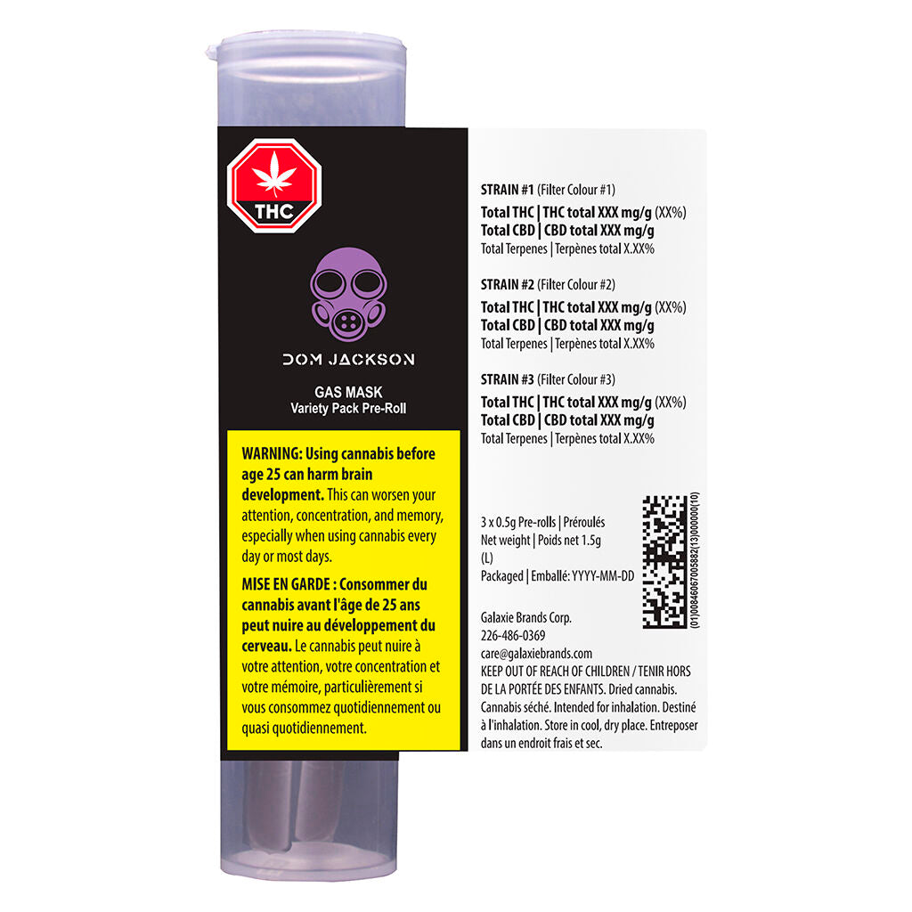 Gas Mask - Variety Pack Pre-Roll