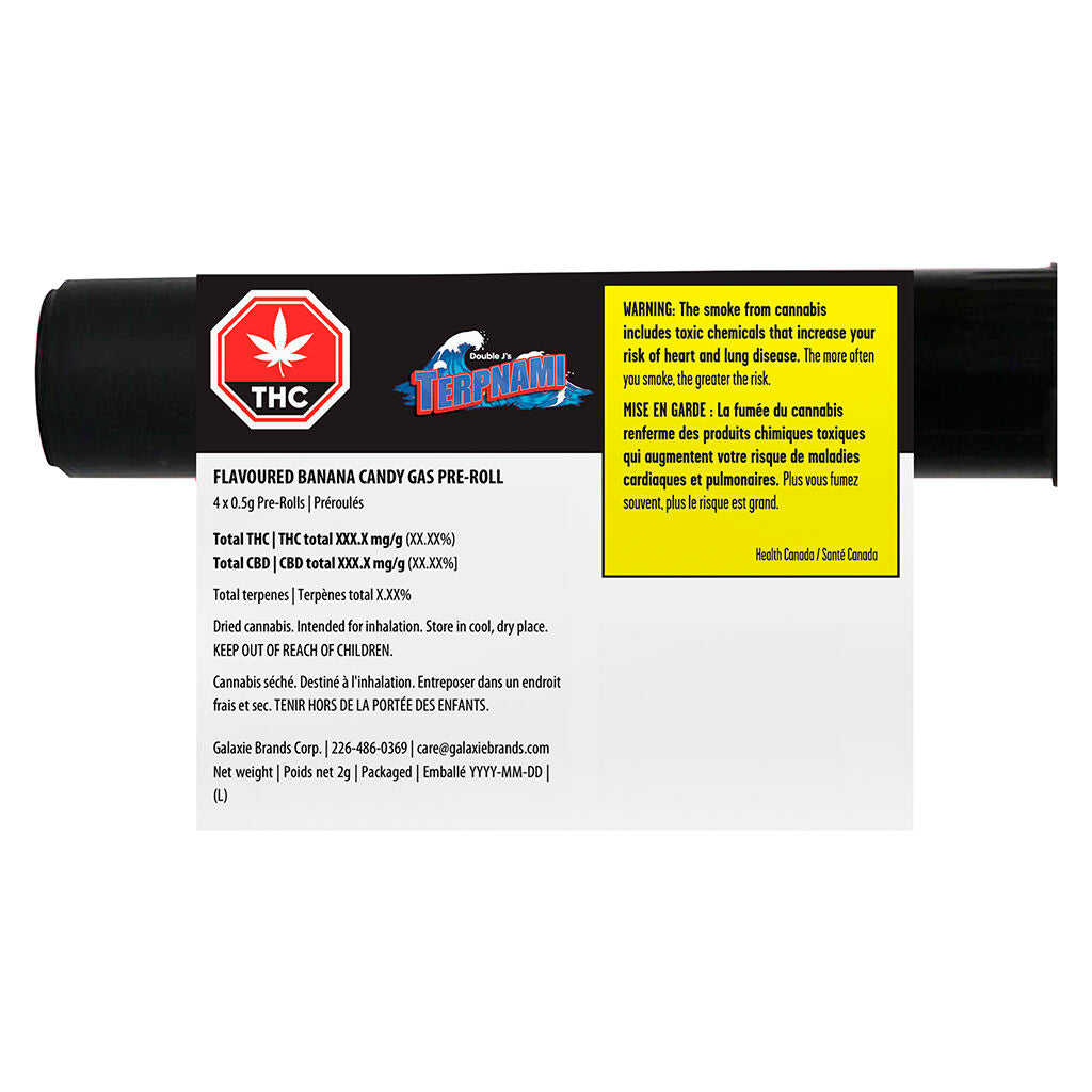 Flavoured Banana Candy Gas Pre-Roll